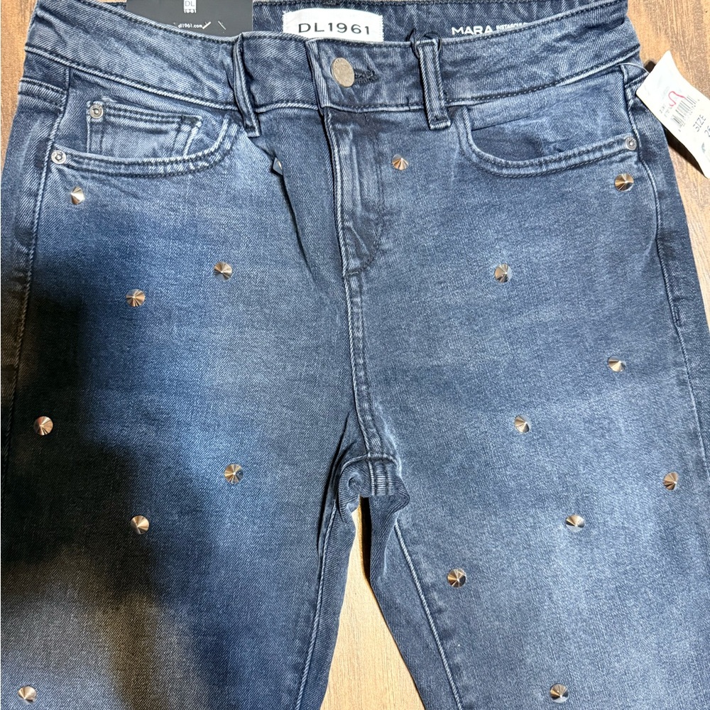 DL1961 Women's Midnight Straight Leg Jeans Smart Denim - Picture 2 of 8